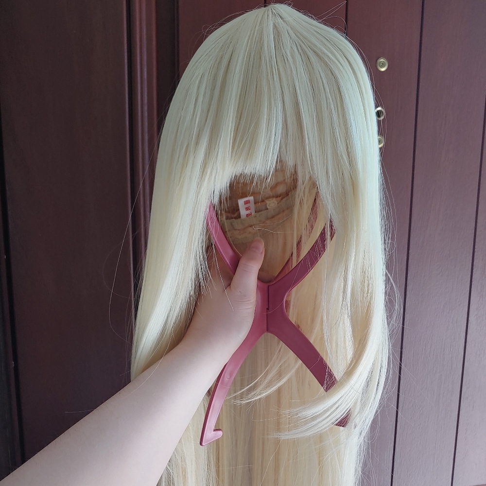 Platinum Blonde 42 in Wig Cosplay Party Halloween